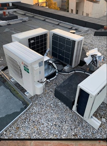 Rooftop air-conditioning electrical hook-up